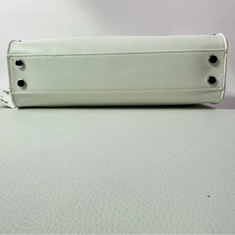 NEW I.N.C. WOMEN’S WHITE/VANILLA BONNIEE STUDDED CROSSBODY BAG - Picture 9 of 11